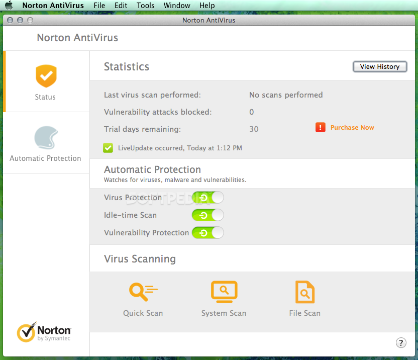 norton antivirus for mac osx