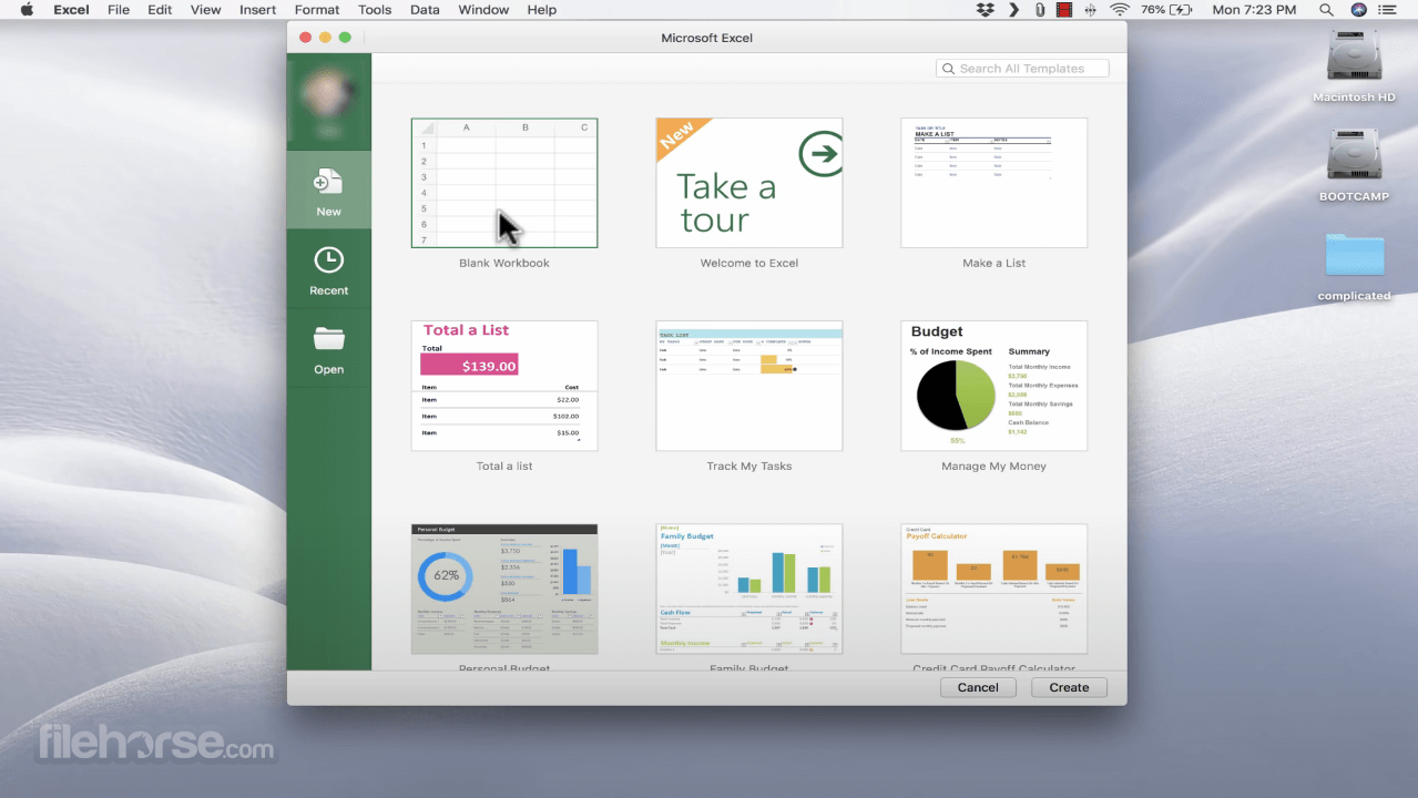 excel for mac download free